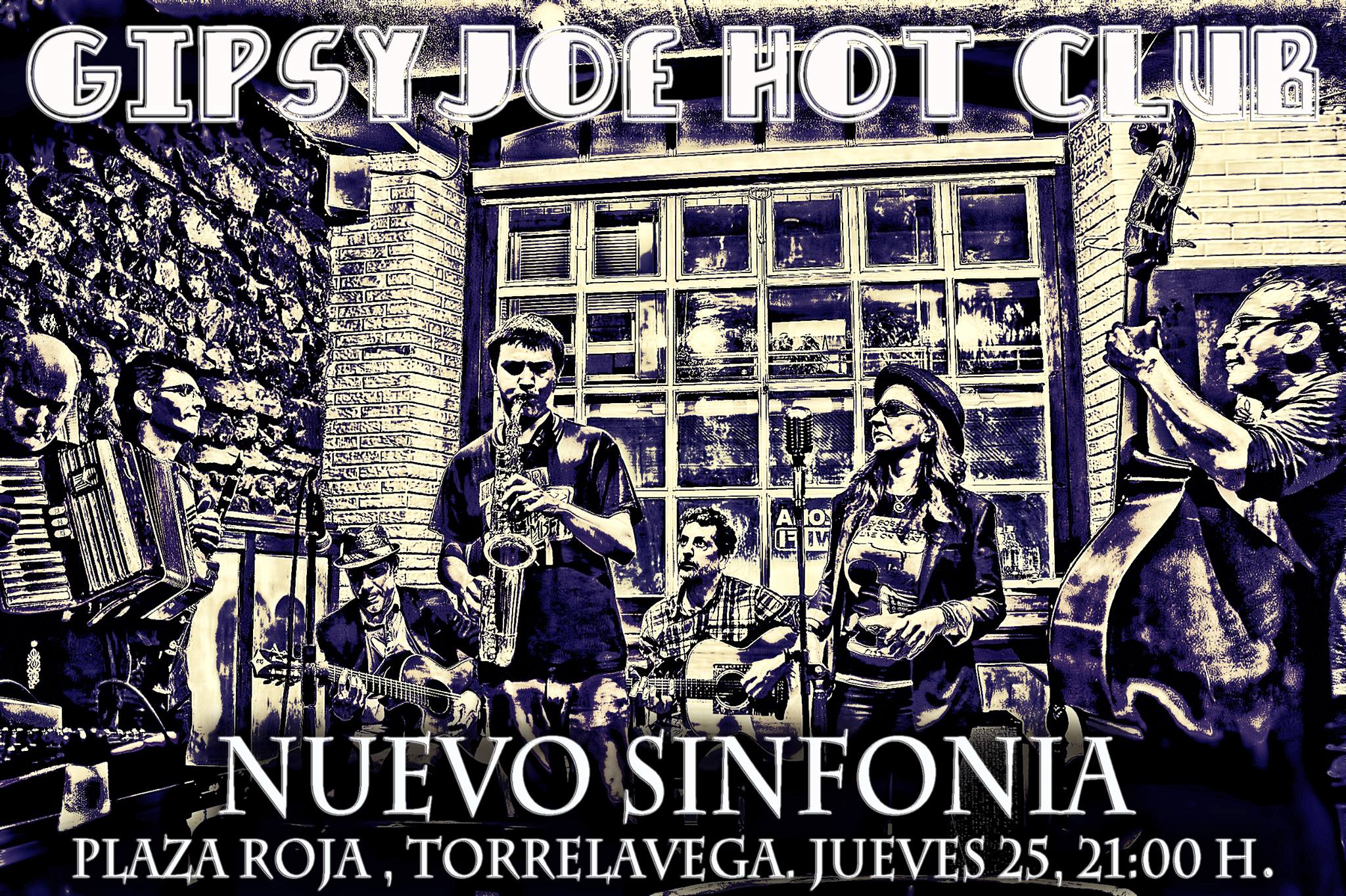 Concierto de Gipsyjoe Hot Club en el Nueva Sinfonía de Torrelavega