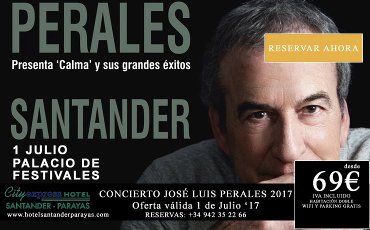 Concierto de Jose Luis Perales en el Palacio de Festivales de Santander