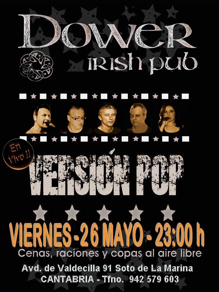 Concierto de Versión Pop en el Dower de Soto de la Marina