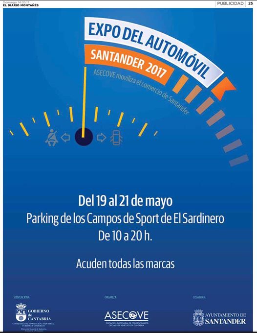 EXPO Santander del automovil 2017 en El Sardinero