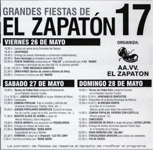 Fiestas del Zapaton 2017