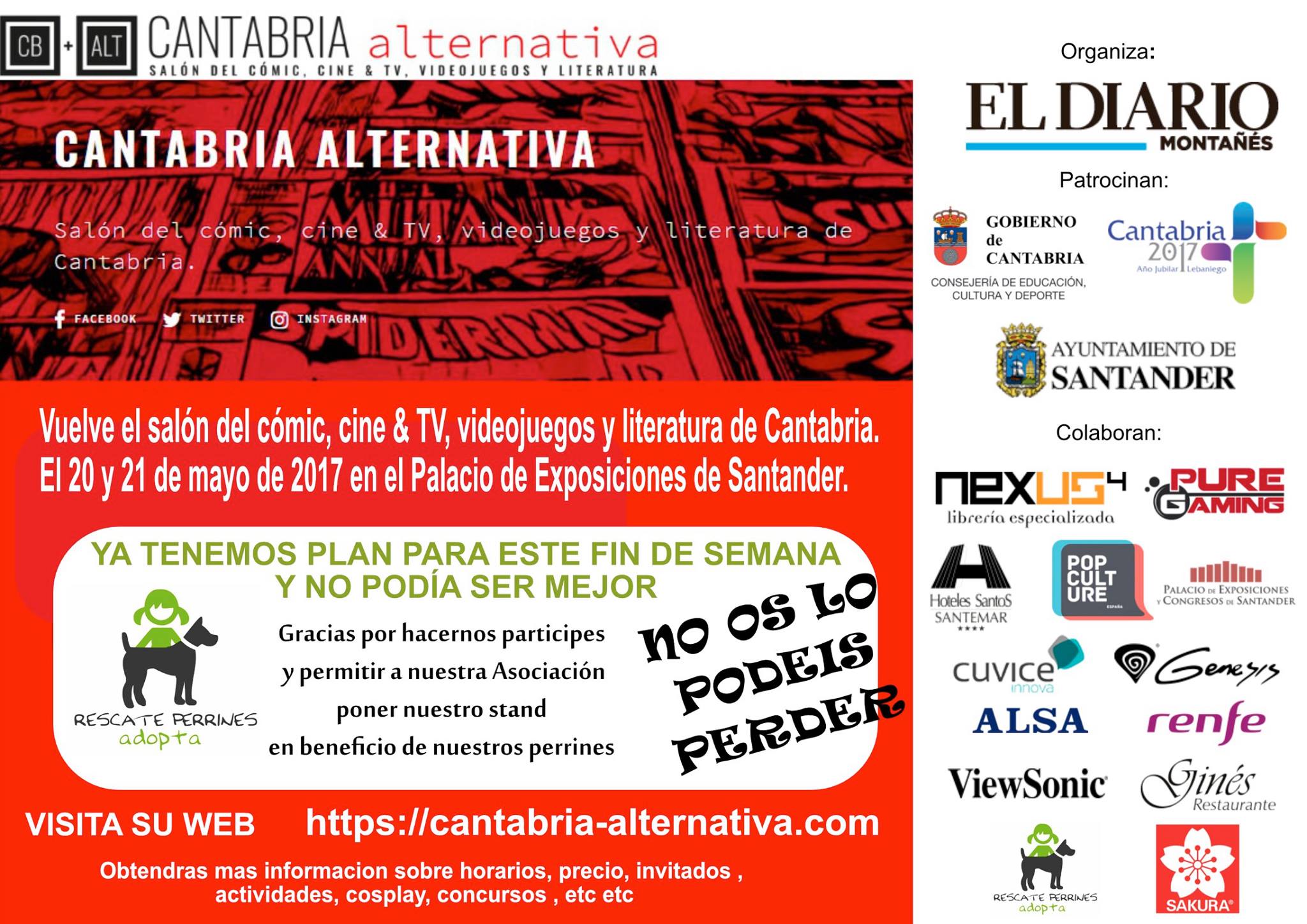 Salón del Comic, cine y tv,videojuegos y literatura en Santander