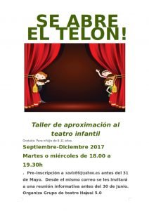 Talleres de teatro en Ítaca de Torrelavega