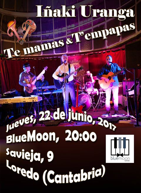 Concierto de  Te mamas & T’empapas en el Bluemoon de Loredo