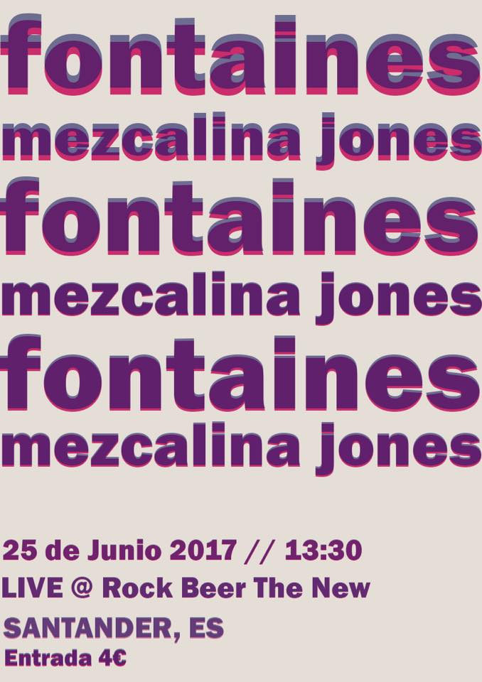 Concierto de Fontaines + Mezcalina Jones en el Rock Beer The New de Santander