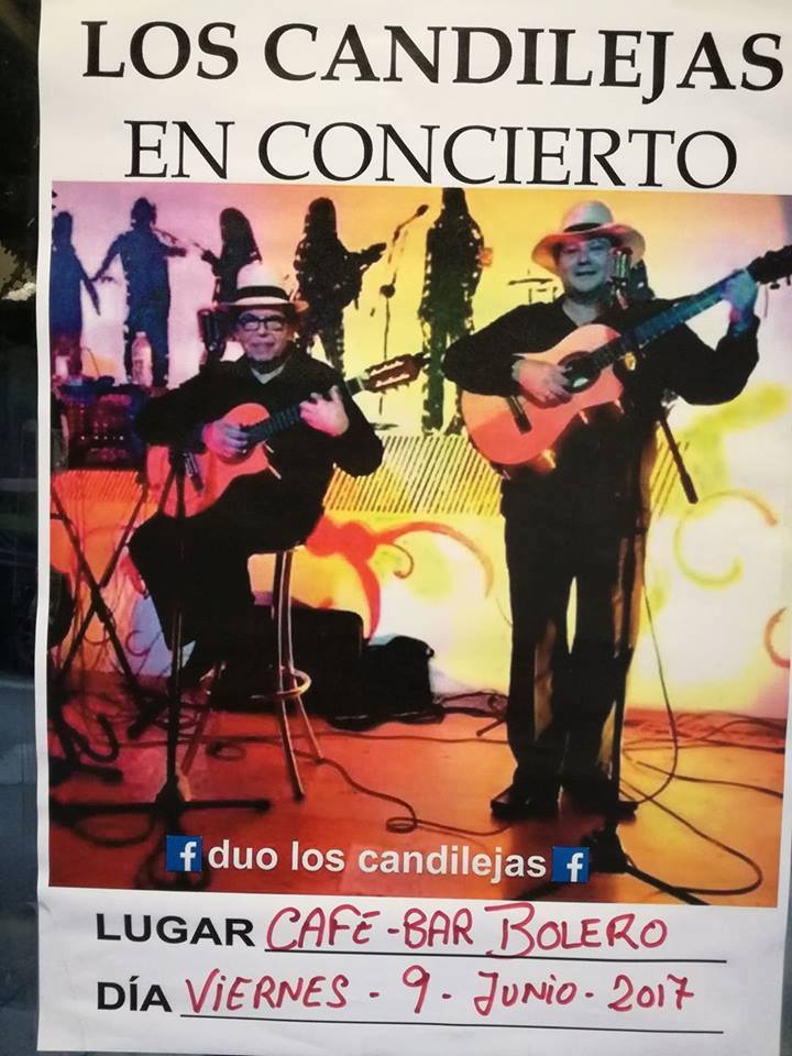 Concierto de Los Candilejas en el Bar Bolero de Santander