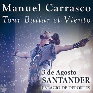 Concierto de Manuel Carrasco en el Palacio de Deportes de Santander
