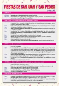 Fiestas de San Juan y San Pedro en Monte 2017