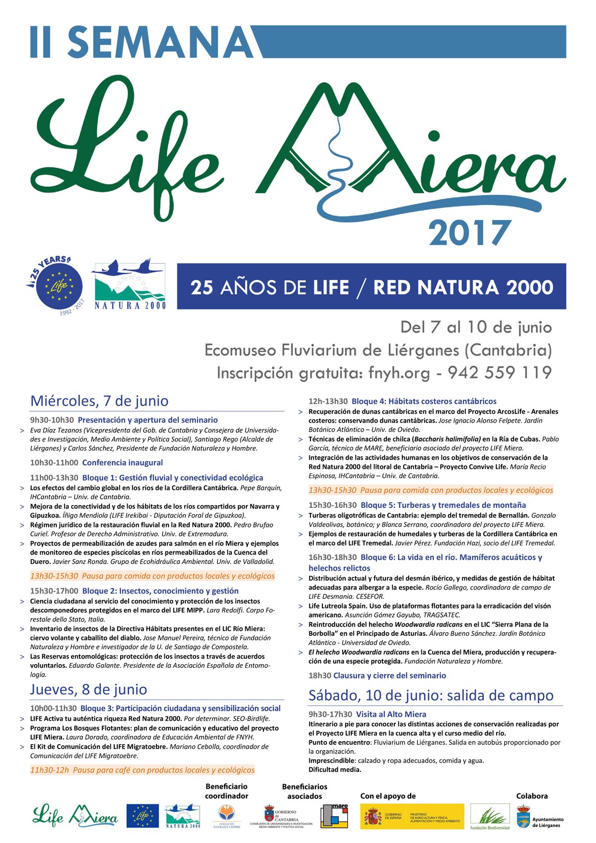 II Semana LIFE Miera en el Ecomuseo Fluviarium de Liérganes