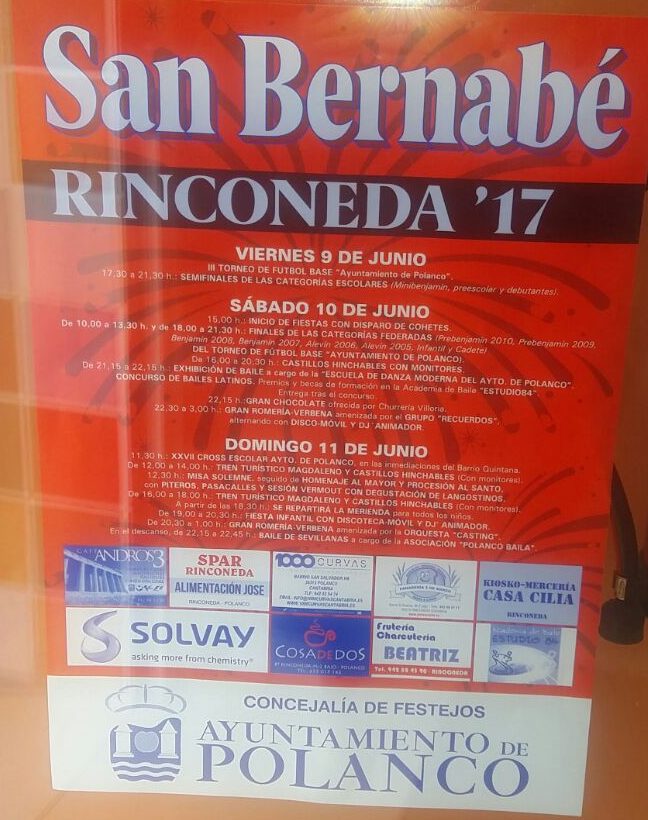 Fiestas de San Bernabé en Rinconeda 2017