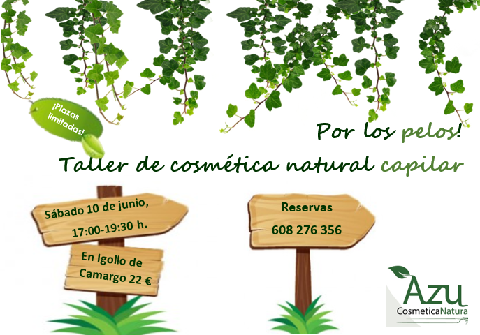 Taller de cosmética natural capilar en Igollo de Camargo