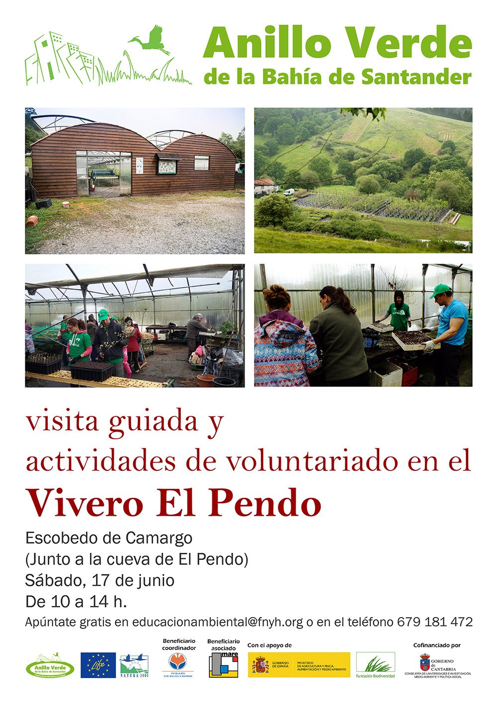 Visita guiada y actividad de voluntariado en Escobedo de Camargo