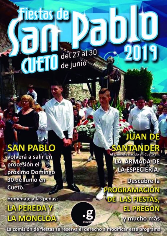 Fiestas de San Pablo en Cueto,Santander 2019