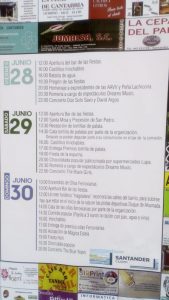 Fiestas en la calle Alta de Santander 2019