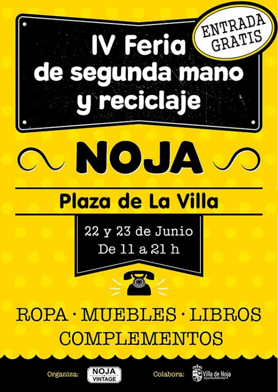 IV Feria de Segunda Mano y Reciclaje en Noja