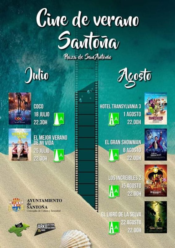 Cine de verano en Santoña 2019