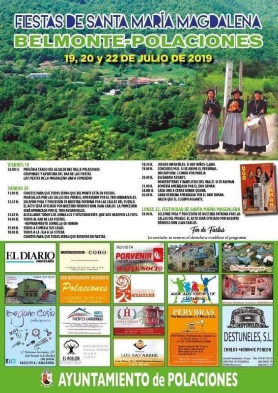 Fiestas de Santa Ana en Tezanos de Villacarriedo 2019