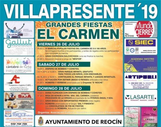 Fiestas del Carmen en Villapresente 2019