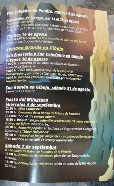 Fiestas del Milagruco San Emeterio, San Celedonio y San Ramón en Ramales 2019