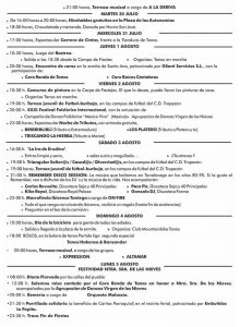 Fiestas de Santa Ana y las Nieves en Tanos 2019