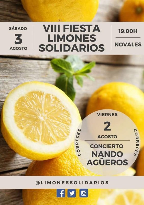 VIII Fiesta de limones solidarios en Novales