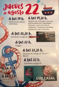 Fiestas de San Ginés en Colindres 2019
