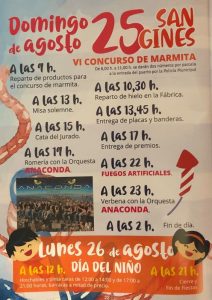 Fiestas de San Ginés en Colindres 2019