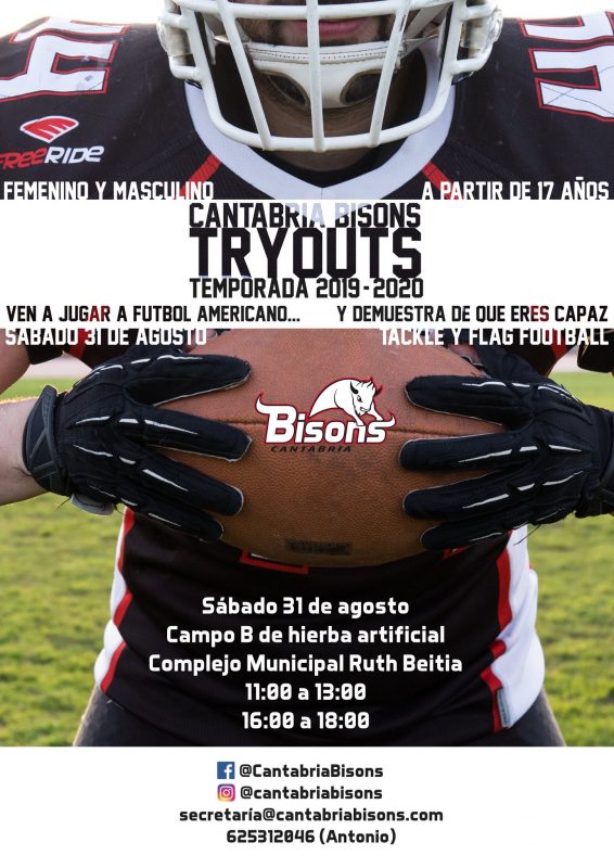 Tryouts Futbol Americano