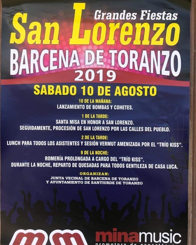 Fiestas de San Lorenzo en Bárcena de Toranzo 2019