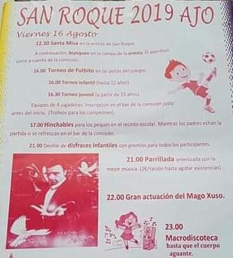 Fiestas de San Roque en Ajo 2019