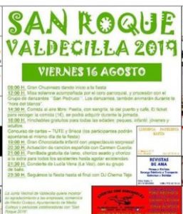 Fiestas de San Roque en Valdecilla 2019