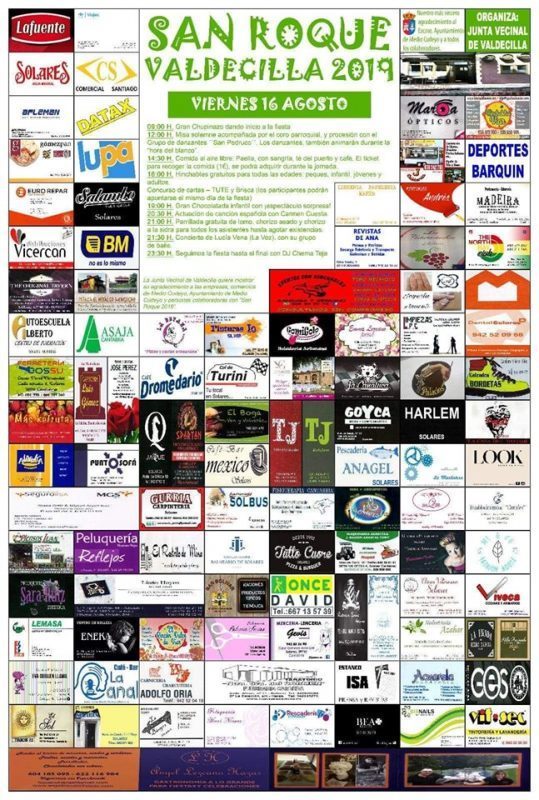 Fiestas de San Roque en Valdecilla 2019