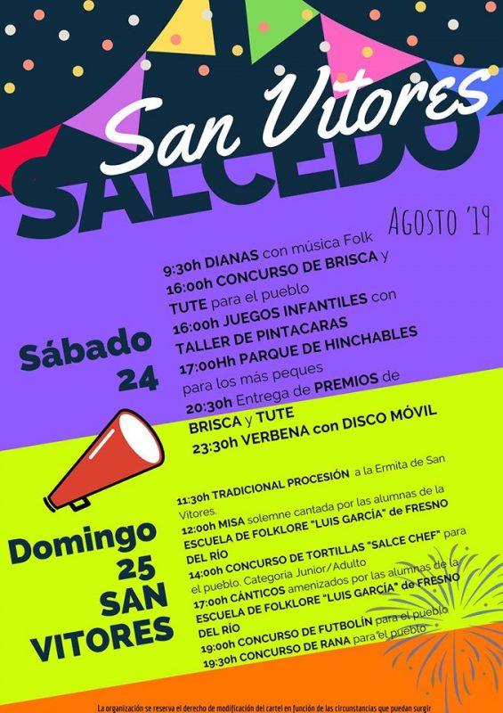 Fiestas de San Vitores en Saldedo de Valderredible 2019