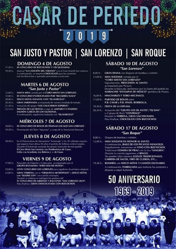 Fiestas en Casar de Periedo 2019