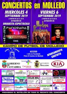 Fiestas Virgen del Camino en Molledo 2019