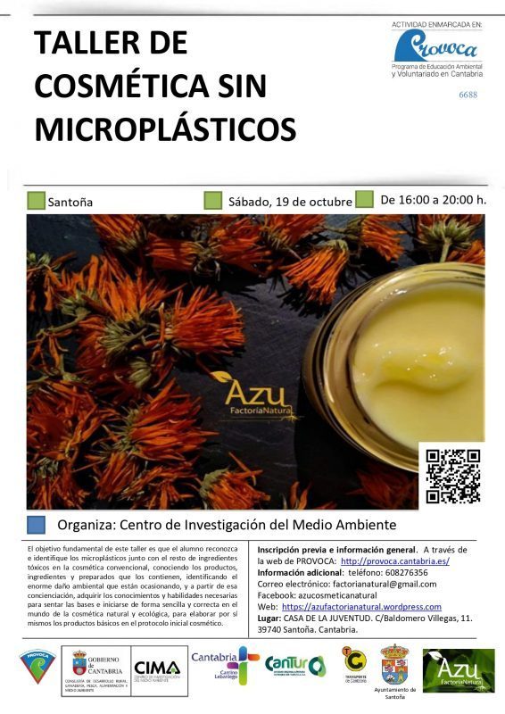 TALLER DE COSMETICA NATURAL SIN MICROPLÁSTICOS