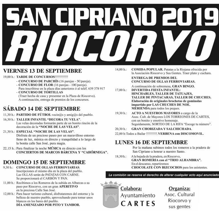 Fiestas de San Cipriano en Riocorvo 2019