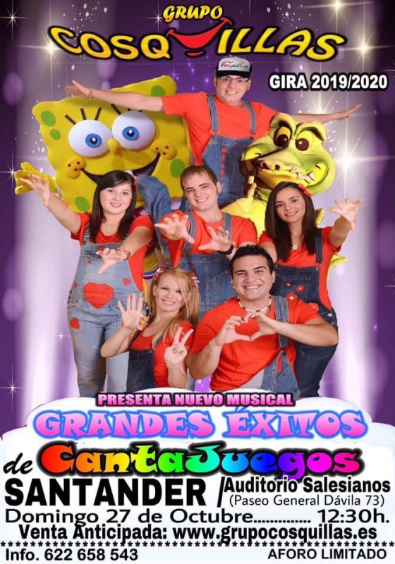 Espectáculo CANTAJUEGOS en Santander