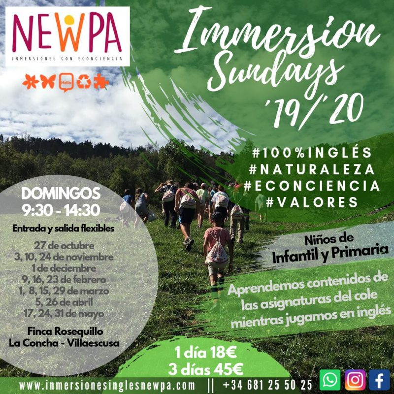 10 Octubre Immersion Sunday