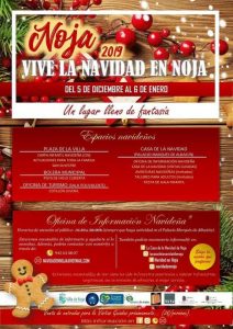 Cartel Actividades de navidad 2019 en Noja