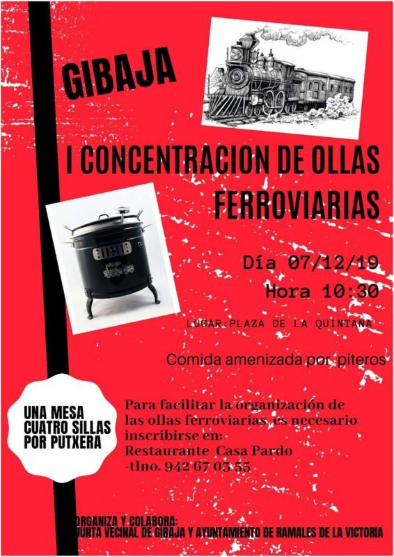 I Concentración de ollas ferroviarias en Gibaja