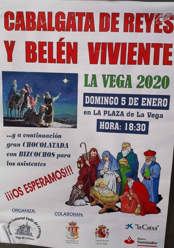Cabalgata de los Reyes Magos 2020 en La Vega