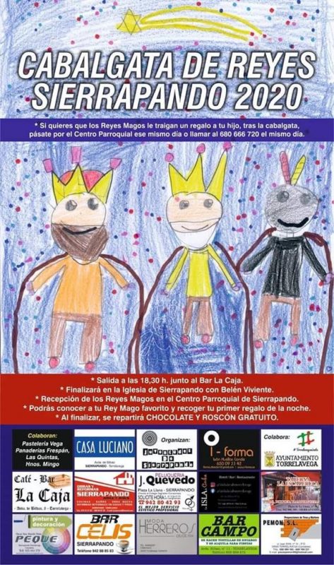 Cabalgata de los Reyes Magos 2020 en Sierrapando