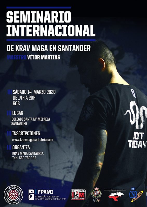 SEMINARIO INTERNACIONAL DE KRAV MAGA EN SANTANDER: VÍTOR MARTINS