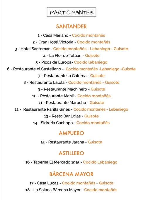 VIII Ruta de los pucheros de Cantabria