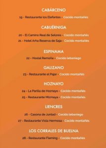 VIII Ruta de los pucheros de Cantabria