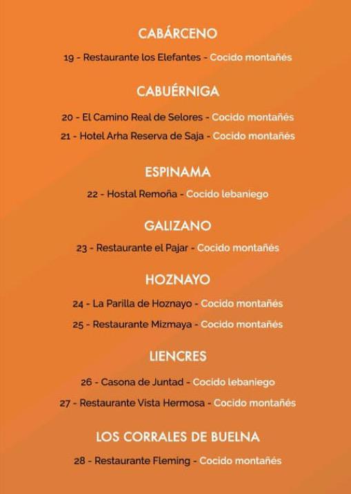 VIII Ruta de los pucheros de Cantabria