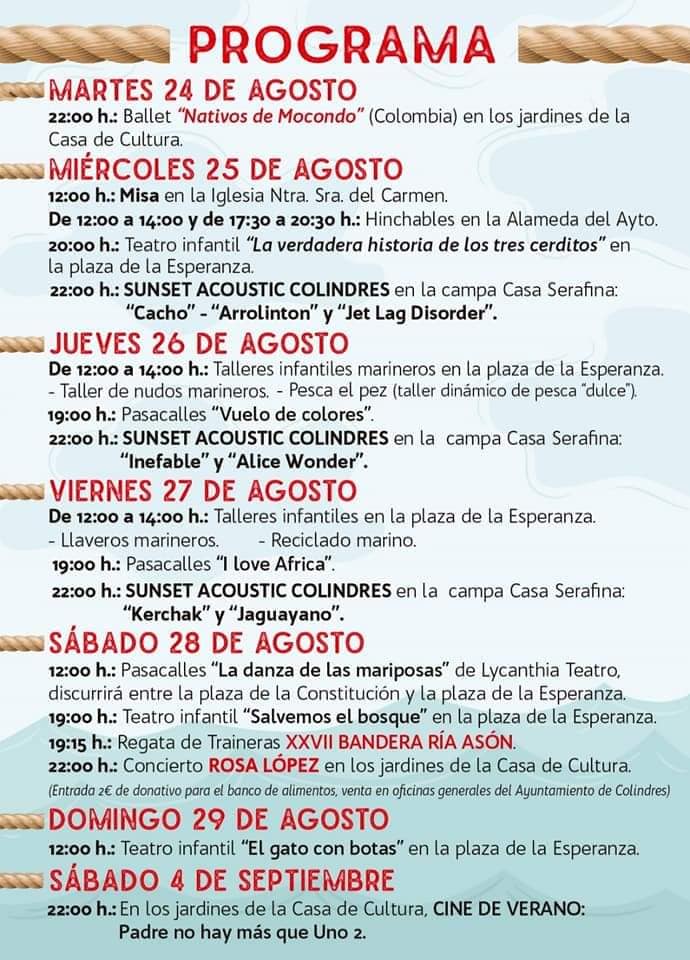 Fiestas de San Ginés 2021 – Colindres