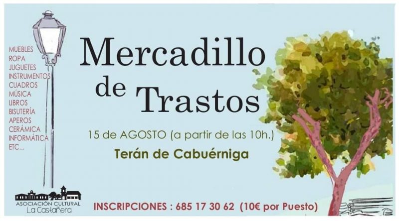 Mercadillo de Trastos en Terán de Cabuérniga