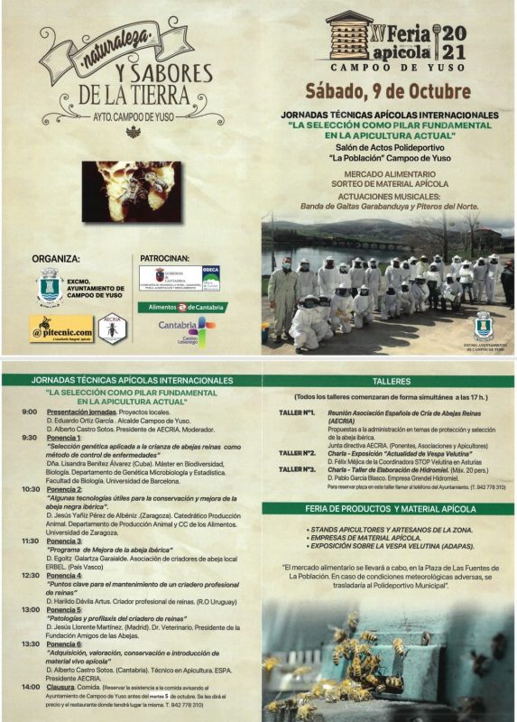 XV Feria Apicola 2021 – Campoo de Yuso